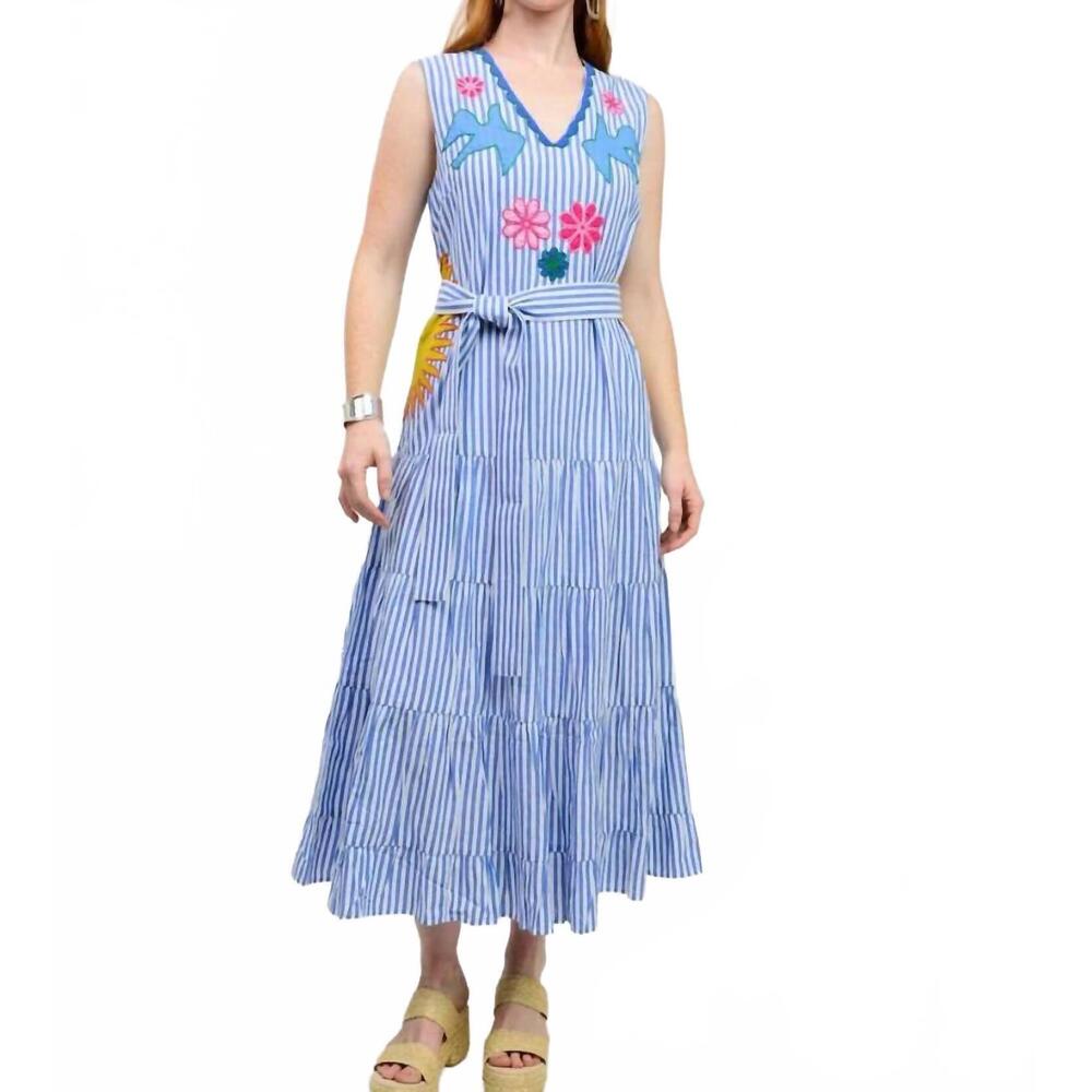 NEW IVY JANE sunsation dress in blue